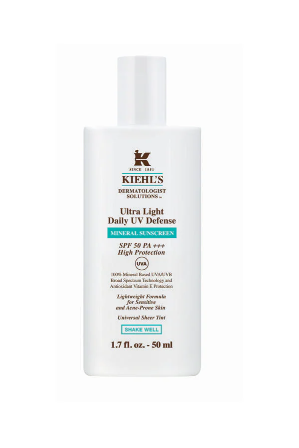 Productos para pieles con acné: Ultra Light Daily UV Defense de Kiehl’s
