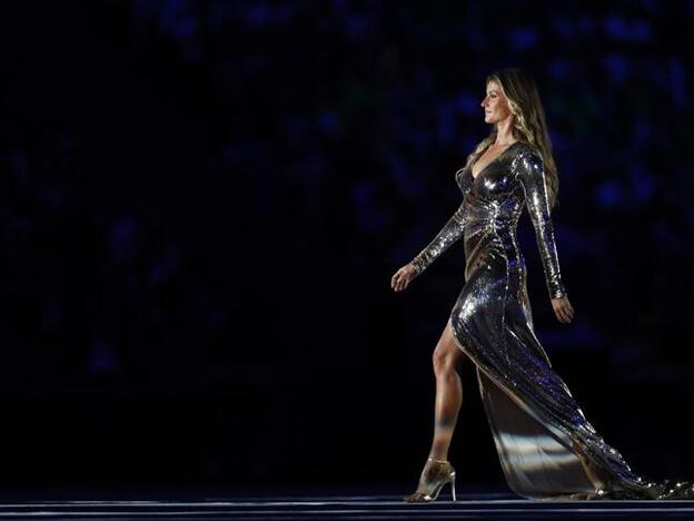 Gisele Bündchen, durante su desfile en la apertura de los Juegos Olímpicos de Río 2016./getty.