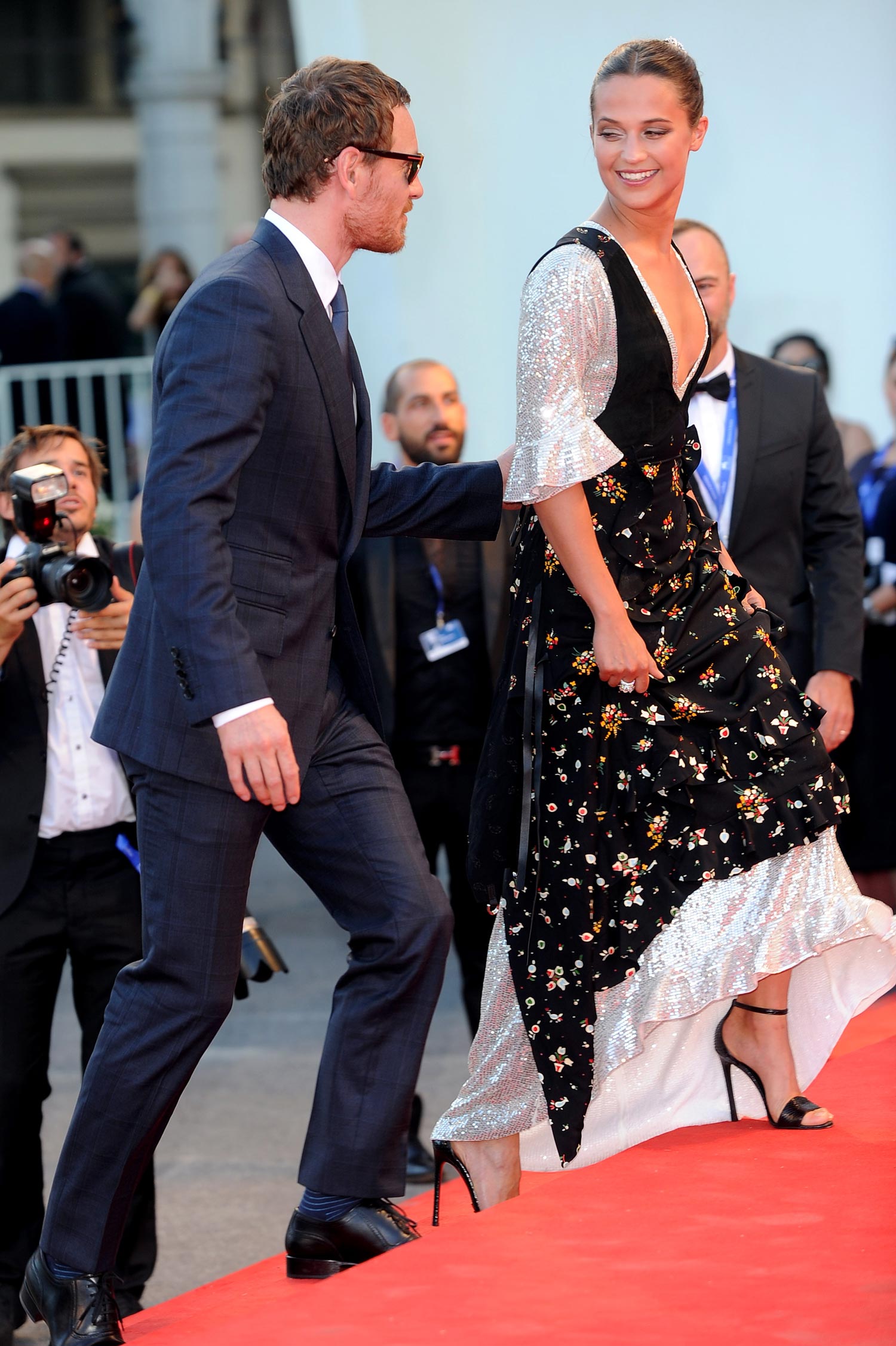 Fassbender y Vikander, la mejor pareja de la alfombra roja