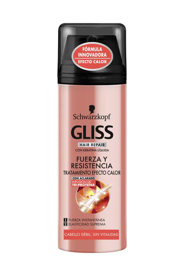Productos para rescatar tu pelo: Tratamiento Efecto Calor Gliss Fuerza y Resistencia de Schwarzkopf