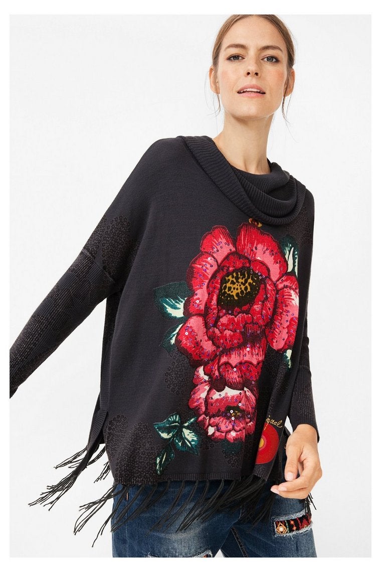 Jersey de flores, de Desigual