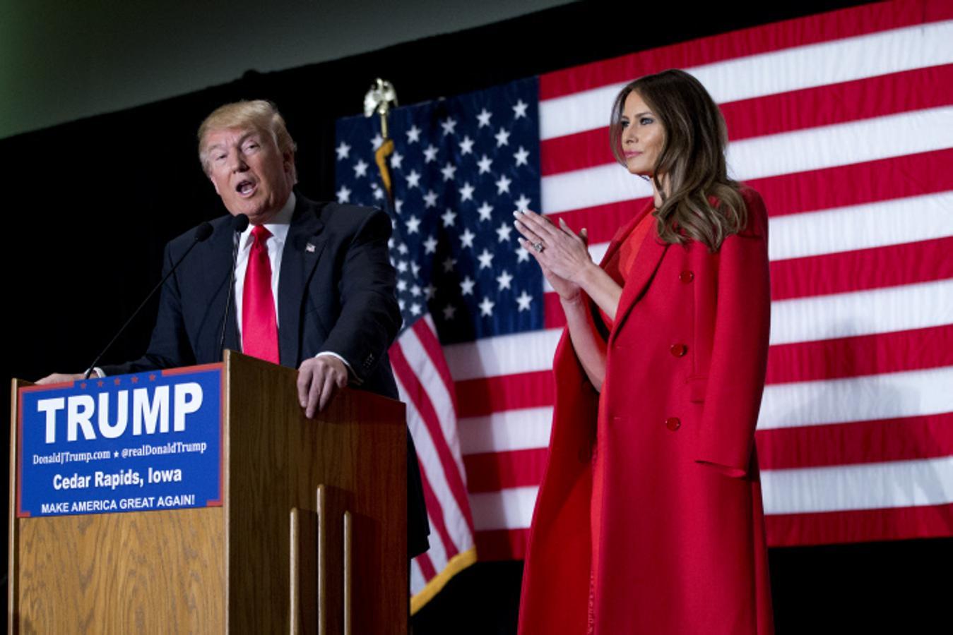 Melania Trump en la campaña electoral 2016