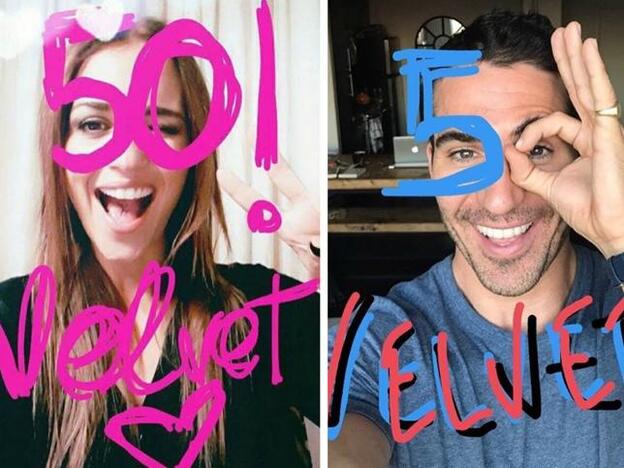 Los protagonistas de la serie, Paula Echevarría y Miguel Ángel Silvestre, en una divertida foto./D. R.