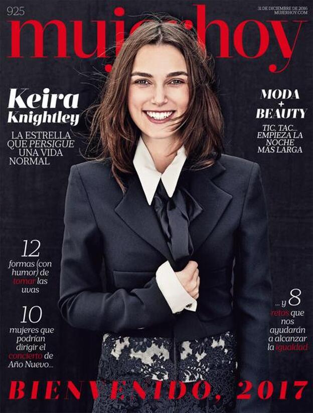 Una bella Keira Knghtley es nuestra portada para darle la bienvenida a 2017./Andreas Sjodin/Trunk Archive