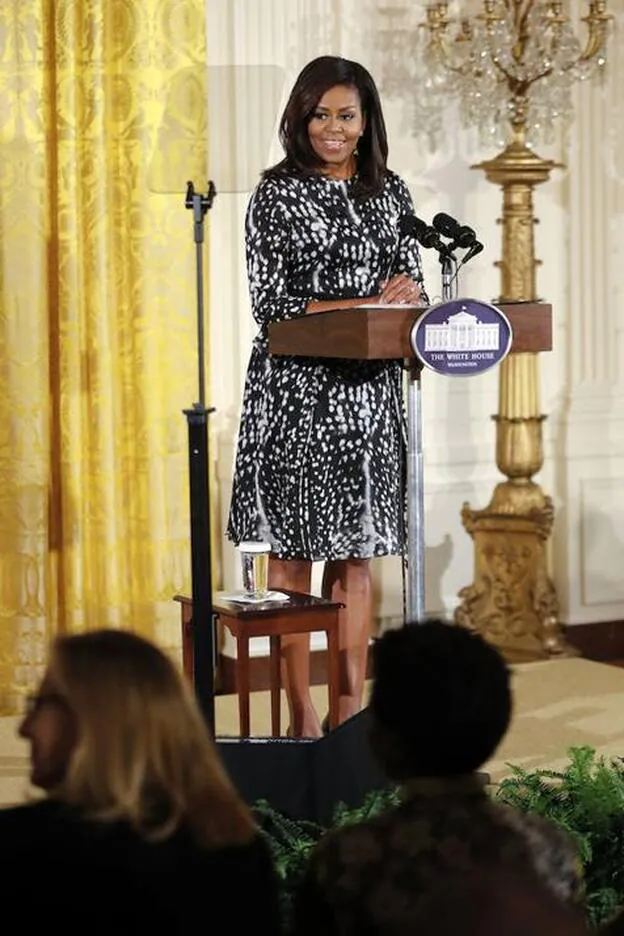 Michelle Obama en un acto en la Casa Blanca/gtres