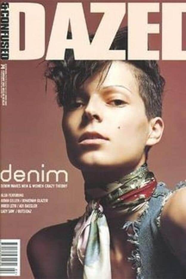 Bimba, portada de DAZED a comienzos del 2000