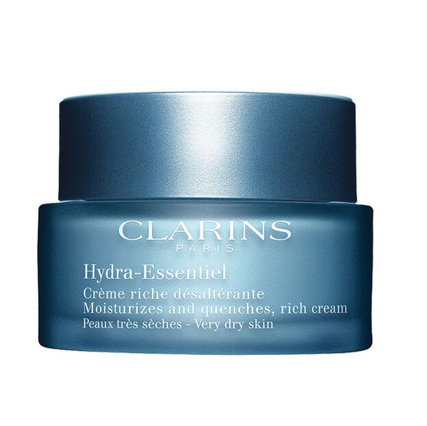 Hydra-Essentiel Crème Riche Désaltérante SPF15 de Clarins (51 €).