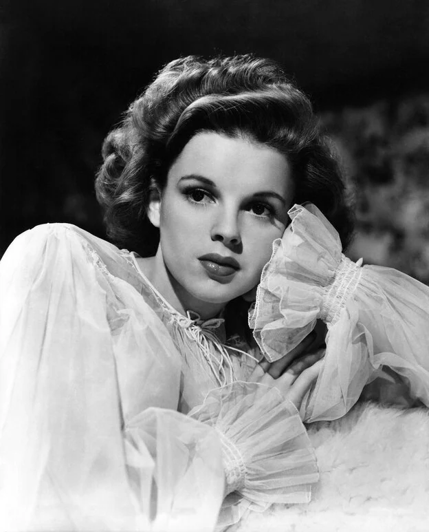 La actriz Judy Garland en un retrato en los años 40.