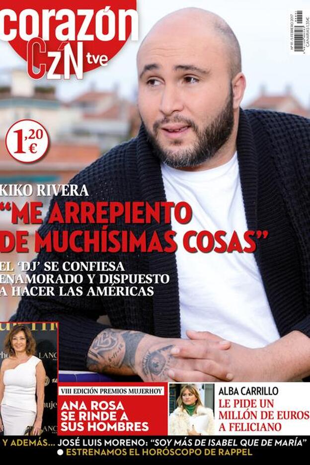 Kiko Rivera es el protagonista de la nueva portada de la revista 'Corazón'./Corazón