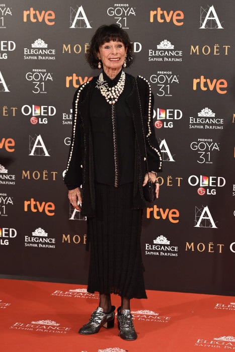 Goya 2017: Geraldine Chaplin en la alfombra roja