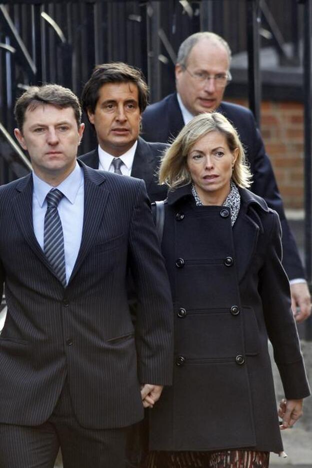 Kate y Gerry McCann, padres de Madeleine, desaparecida en 2007 en Portugal./gtres