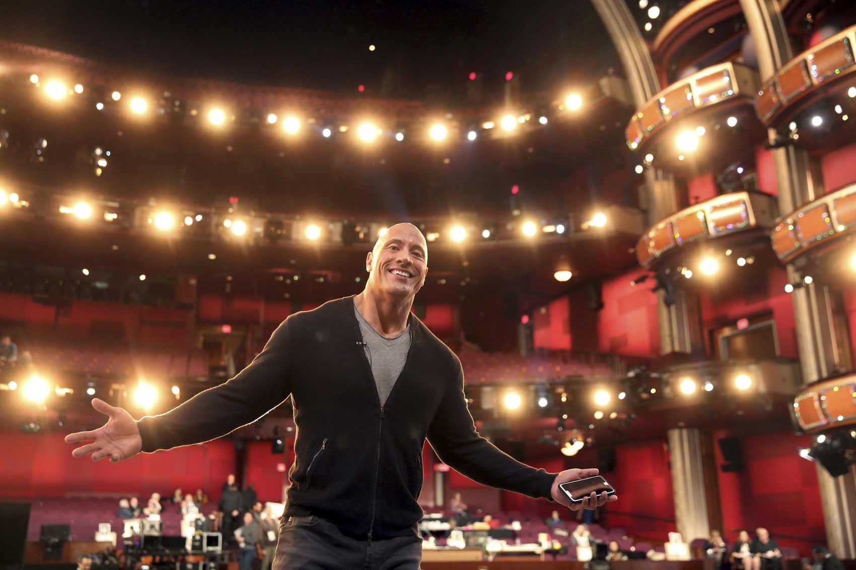 Ensayo de la gala de los Oscar 2017: Dwayne Johnson