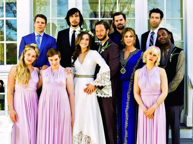 La 'foto de familia' de la boda de Marnie en la quinta temporada