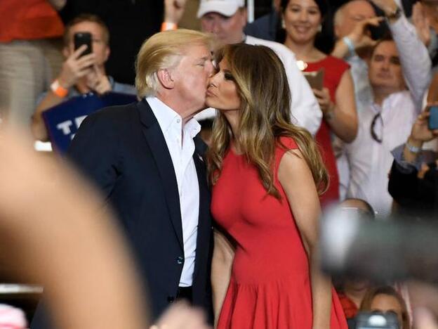 Melania y Donald Trump en Florida/gtres