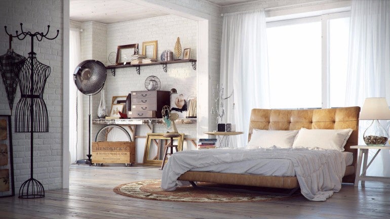 Ideas para un dormitorio industrial