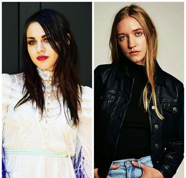 Frances Bean Cobain & Coco gordon Moore