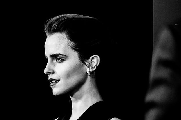 Emma Watson en una de las presentaciones de 'La bella y la bestia'/GETTY