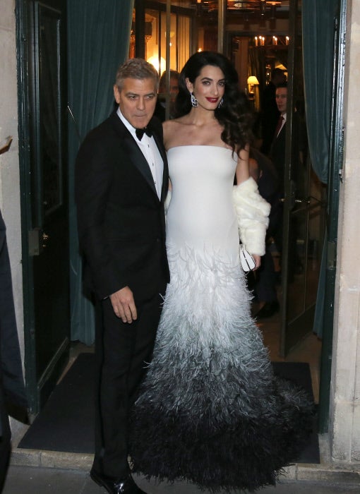 Los looks premamá de Amal Alamuddin