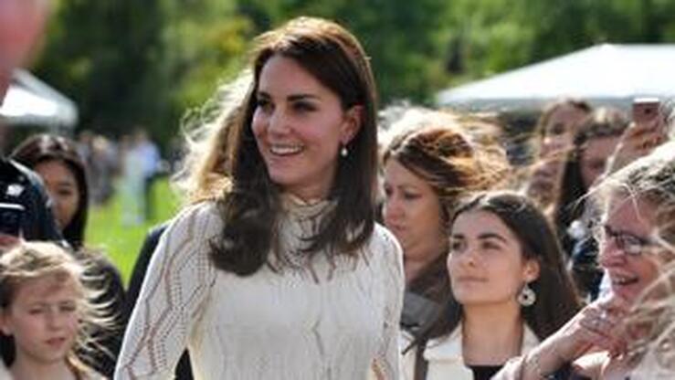 El look de Kate Middleton en una fiesta infantil