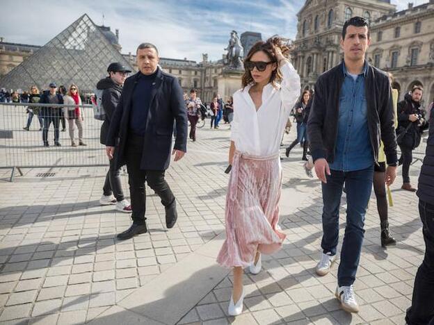 Victoria Beckham, en París/GTRES