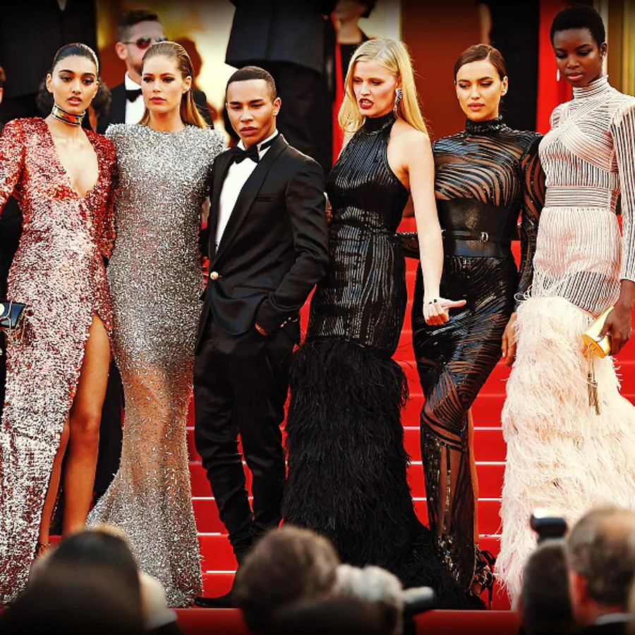 Los vestidos de Cannes: Olivier Rousteing y sus musas