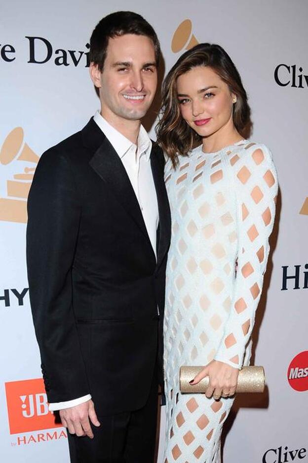 Miranda Kerr y Evan Spiegel ya son marido y mujer./cordon press.