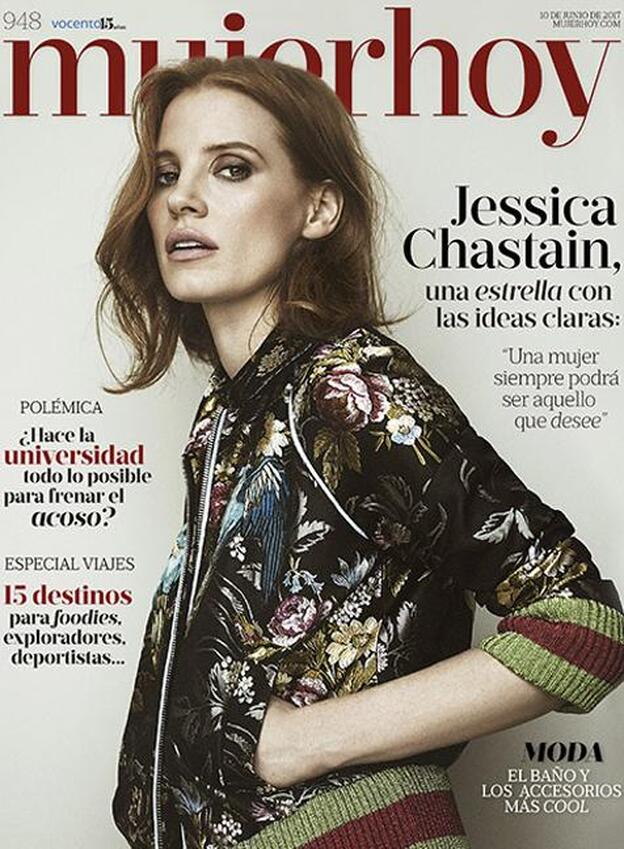 La actriz Jessica Chastain posa en una imagen de August / Van Mossevelde+N./MUJERHOY