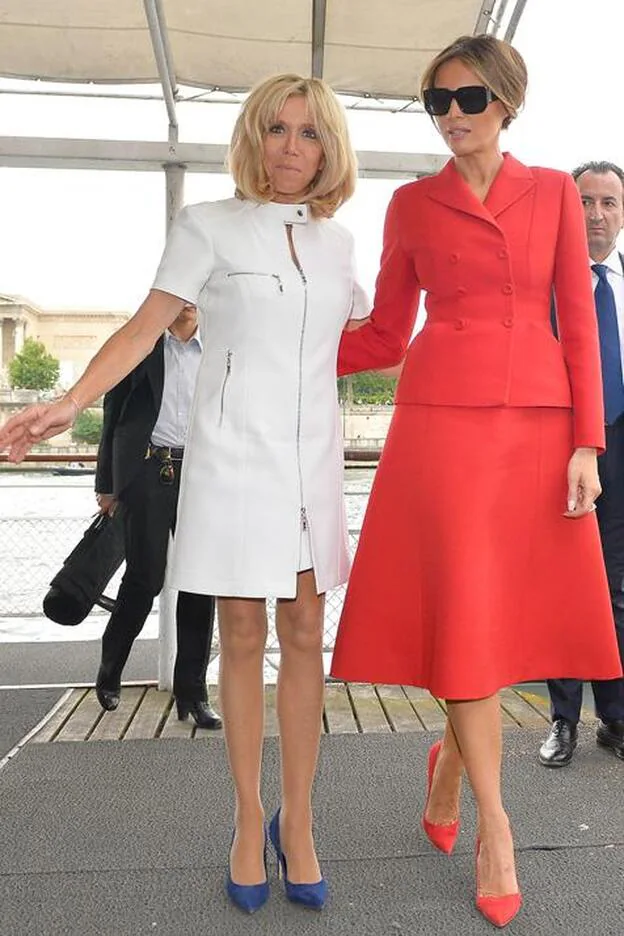 Melania Trump y Brigitte Macron./Gtres