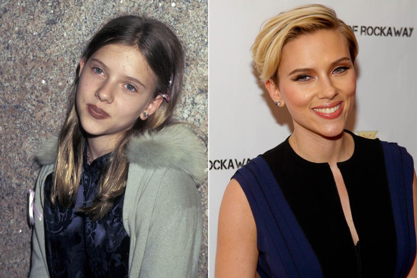 Famosos de niños: Scarlett Johansson