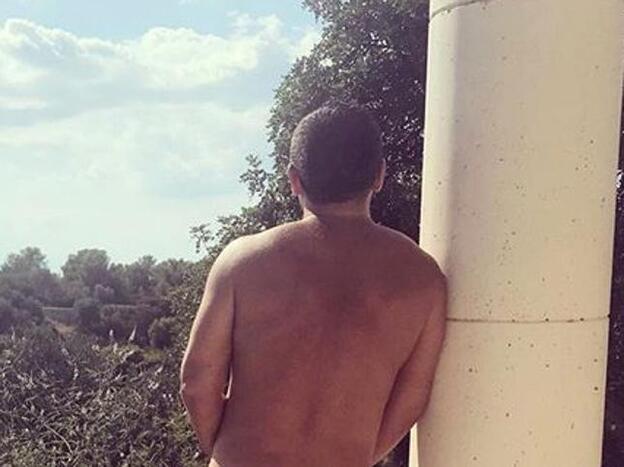 Jorge Javier Vázquez en Grecia donde disfruta de sus vacaciones./Instagram