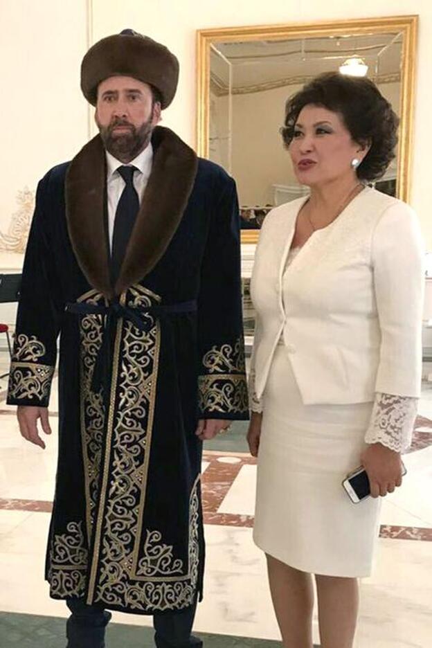 Nicolas Cage en el festival de cine de Kazajistán./Agencias