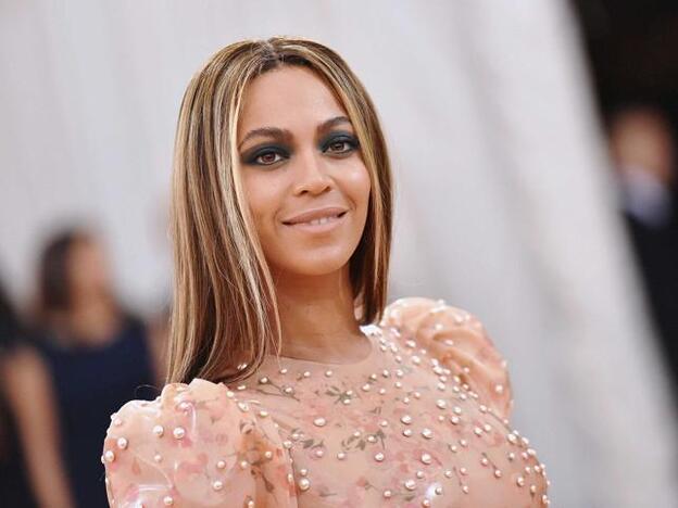 Beyoncé en una gala en el museo Metropolitano/getty