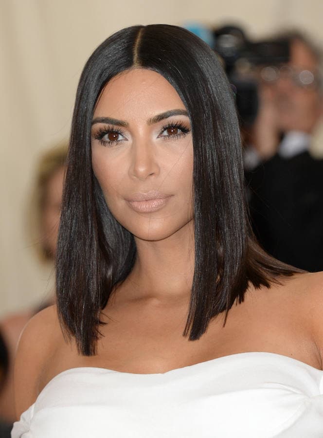 Famosas con el pelo bonito: Kim Kardashian