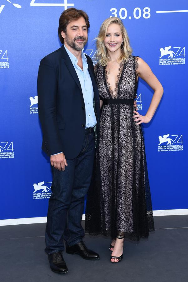 Los mejores looks de día de la Mostra de Venecia: Jennifer Lawrence y Javier Bardem