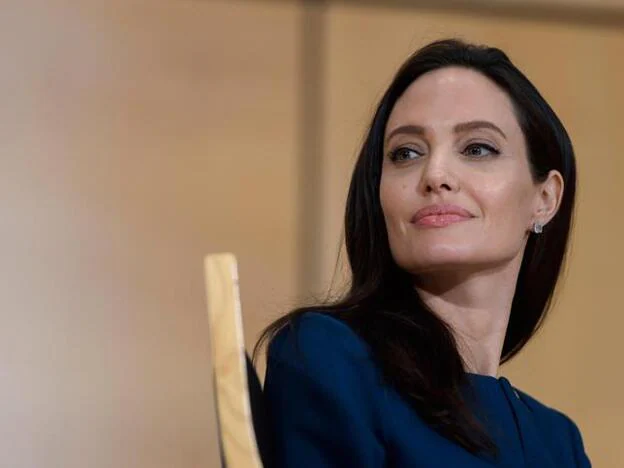 Angelina Jolie en una conferencia./gtres