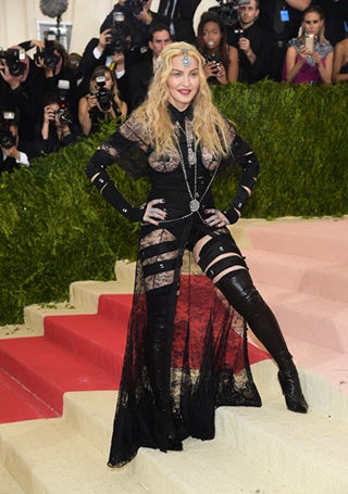 Pezones al aire: Madonna