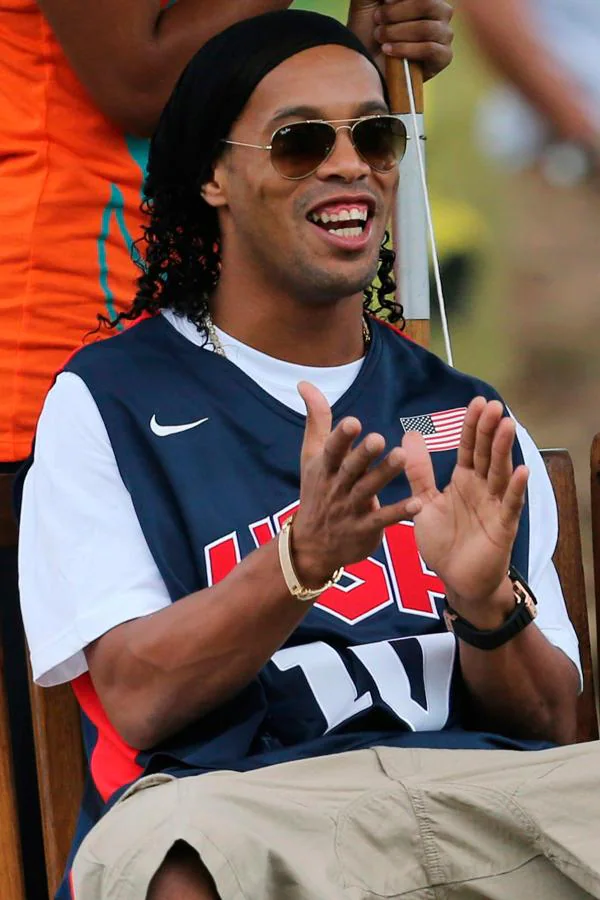 La sonrisa de Ronaldinho, antes...