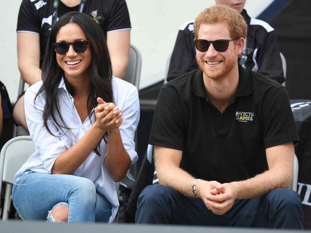 Enrique de Inglaterra y Meghan Markle durante los Juegos Invictus celebrados en Toronto./gtres.