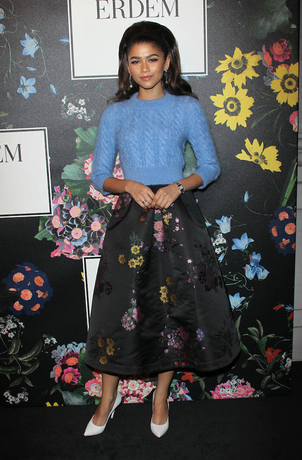 Las famosas con la colección de ERDEM X H&M: Zendaya