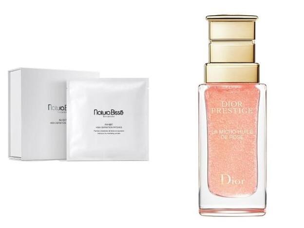 Dior Prestige Micro-Huile de Rose de Dior (223 euros). Inhibit Hight Definition Patches de Natura Bissé (350 euros).