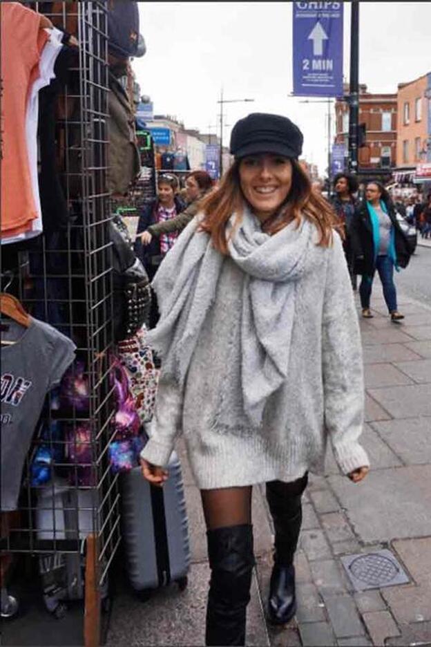 Anna Ferrer este fin de semana de paseo por Londres./instagram.