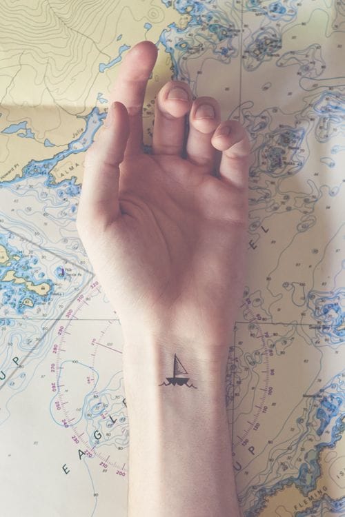 Tatuajes para viajeros: barco