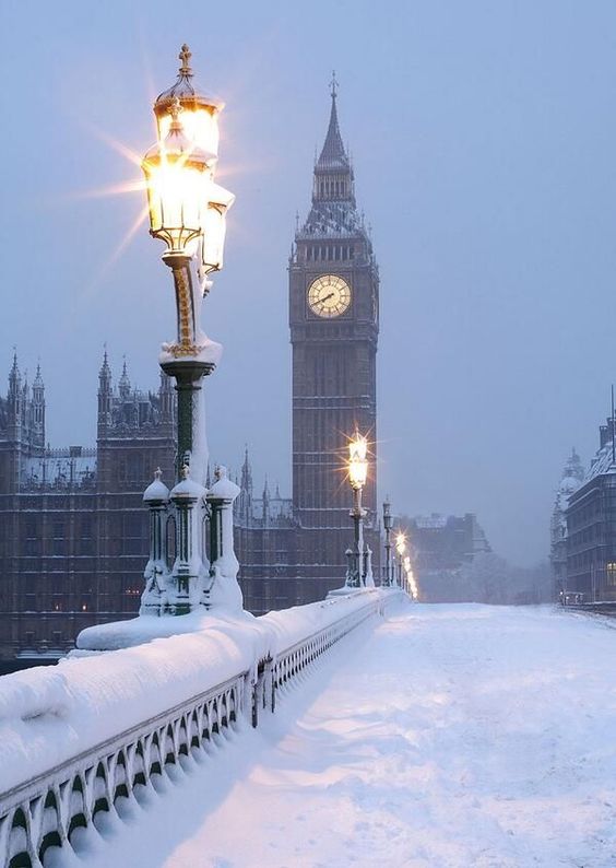 Ciudades nevadas: Londres