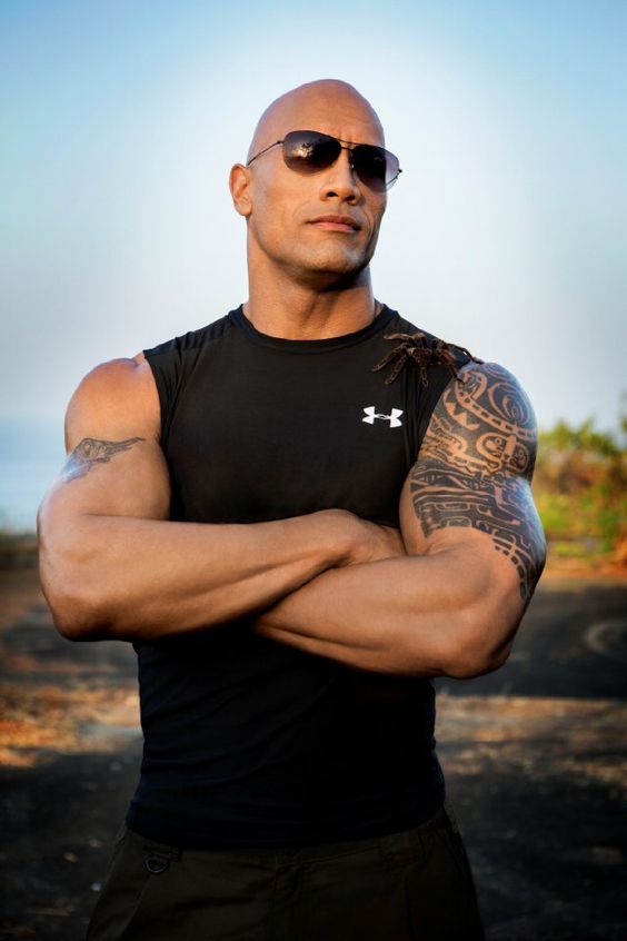 En puesto número 8... Dwayne Johnson