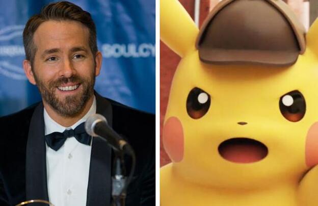 El actor Ryan Reynolds interpretará a Pikachu en 'Detective Pikachu'./gtres