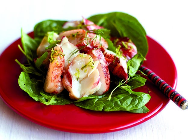 Prepara una ensalada de bogavante para Navidad.