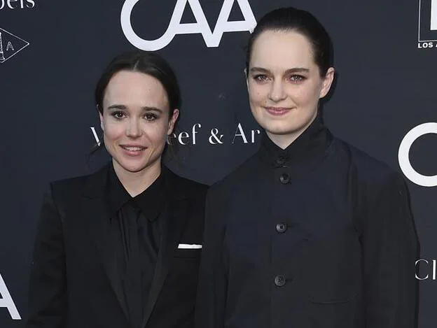 La actriz Ellen Page y su esposa Emma Portner./gtres