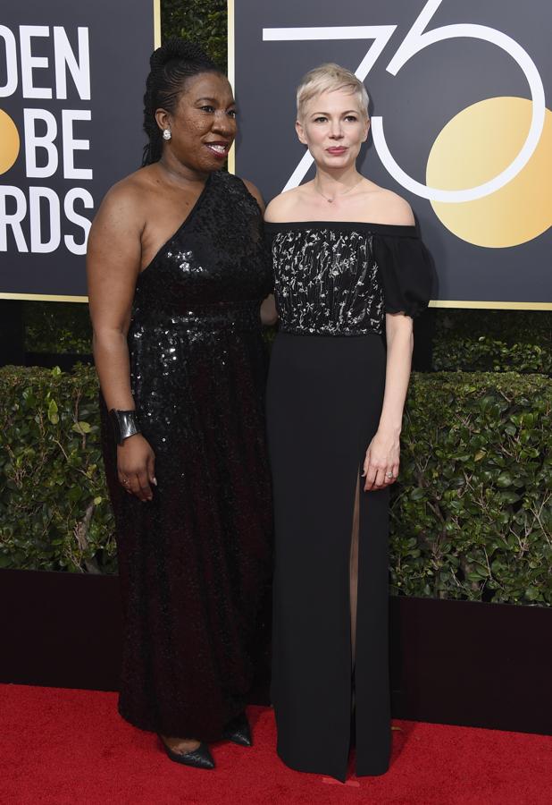 Alfombra roja de los Globos de Oro 2018: el vestido de Michelle Williams