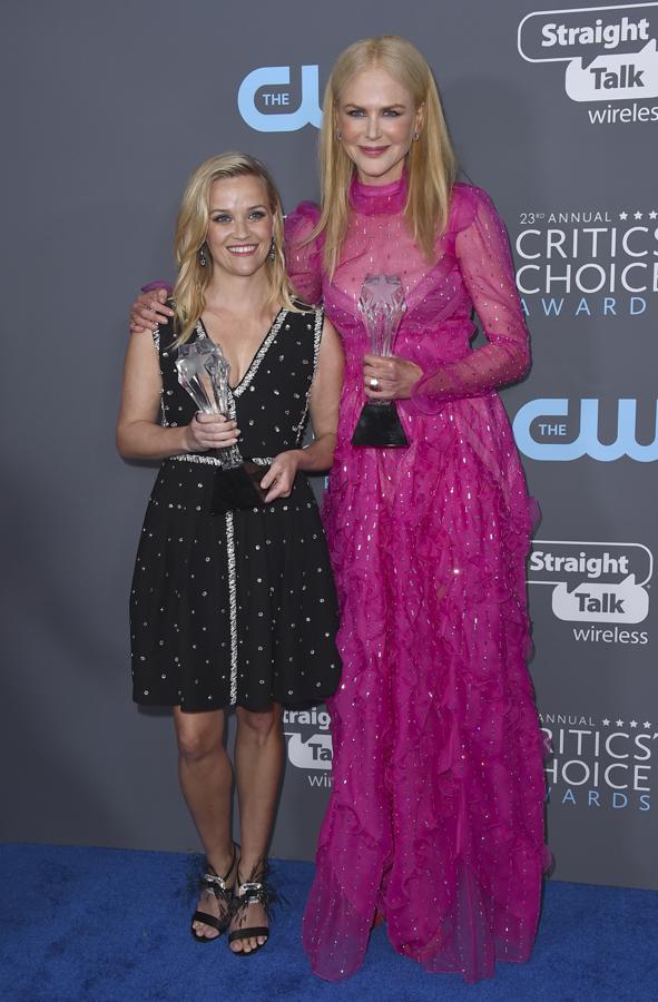 El look de Reese Witherspoon y Nicole Kidman en los Critic's Choice Awards 2018