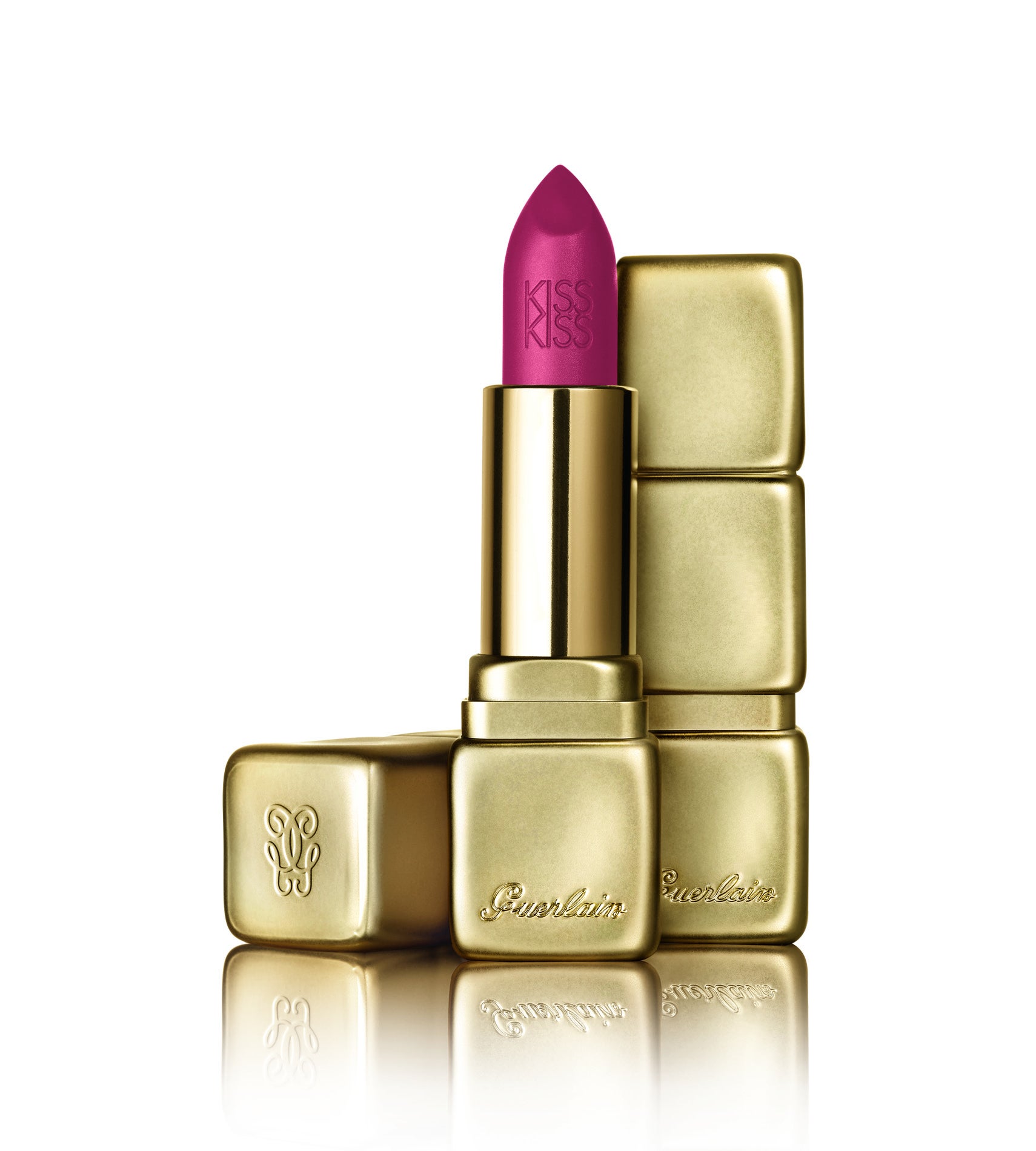 Maquillaje rosa: Pintalabios KissKiss Matte de Guerlain